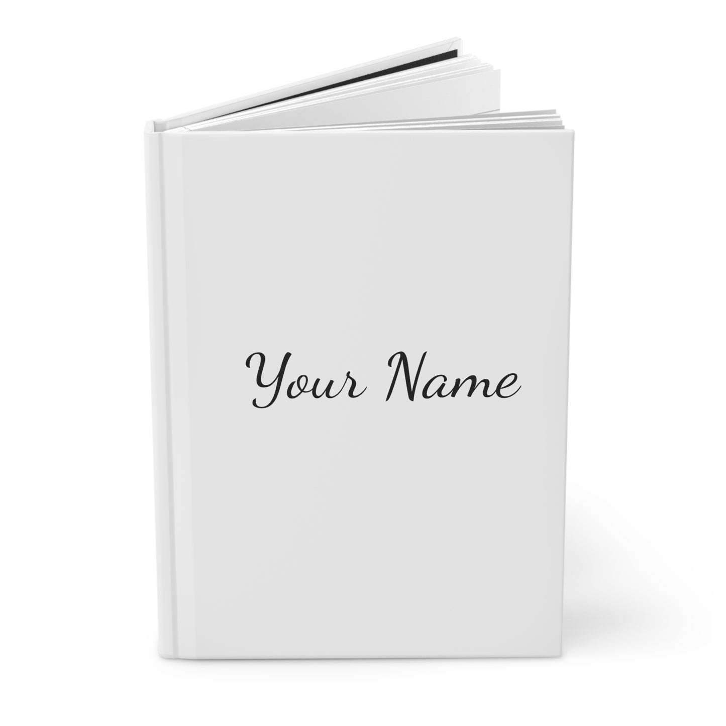 Hardcover Matte Journal- Add Your Name