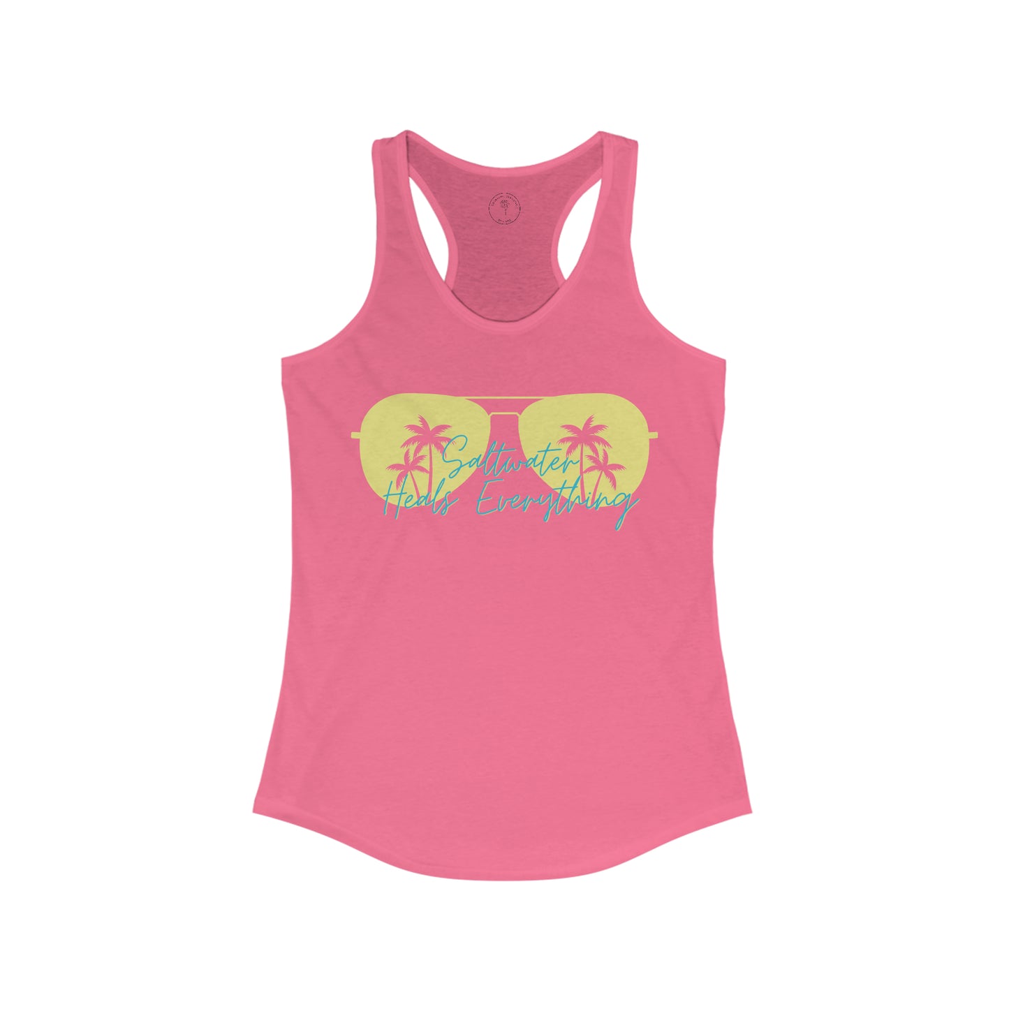 Saltwater Heals Everything Women's Racerback Tank