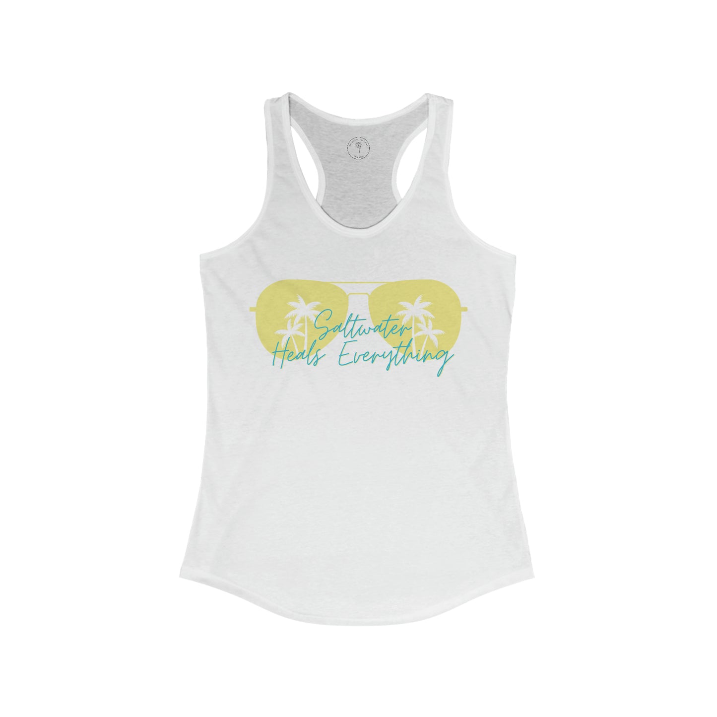 Saltwater Heals Everything Women's Racerback Tank