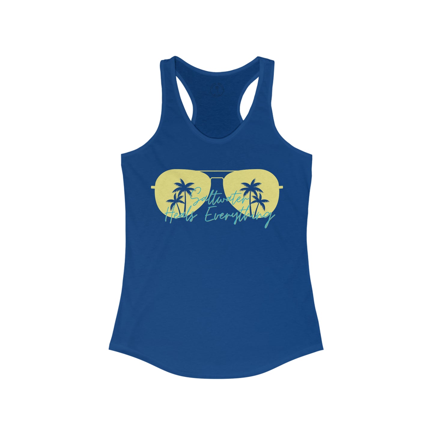Saltwater Heals Everything Women's Racerback Tank