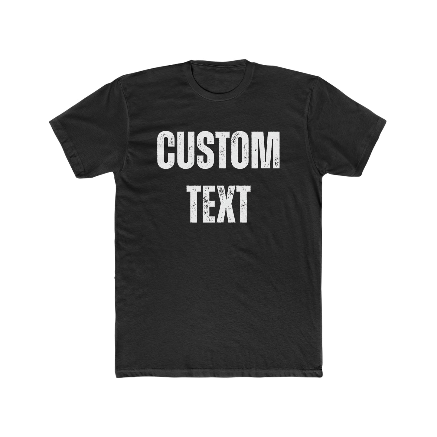 Men's Custom Text Crew T-Shirt