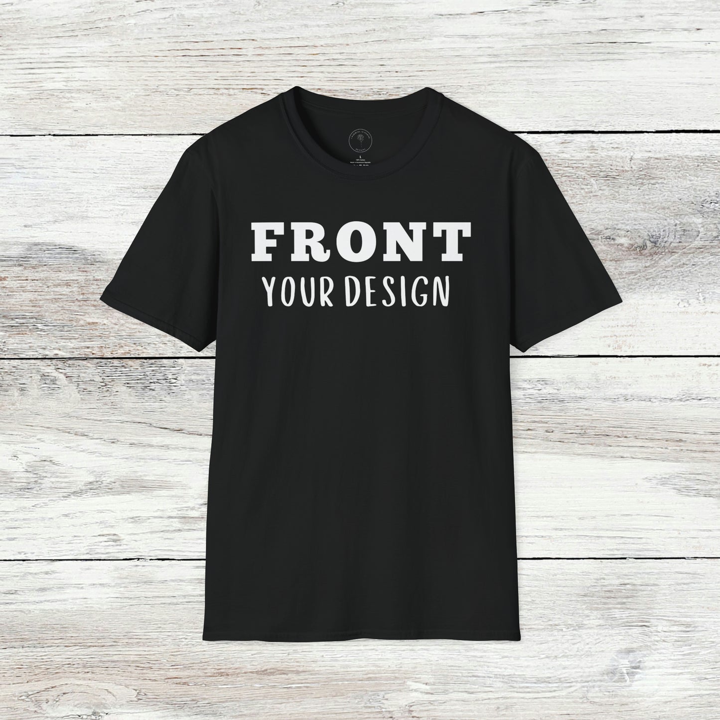 Men's Custom Front and Back Design T-Shirt