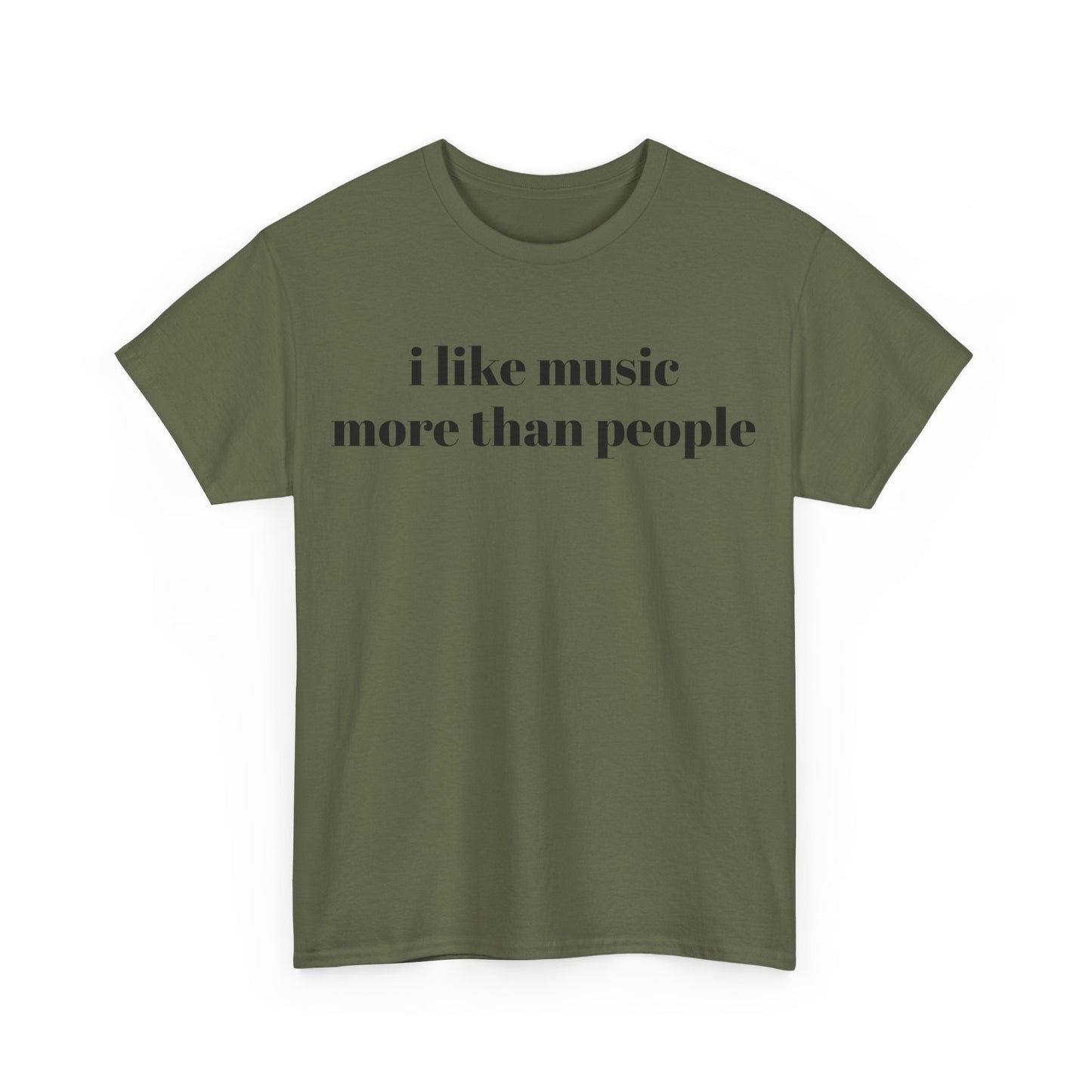 I Like Music More Than People