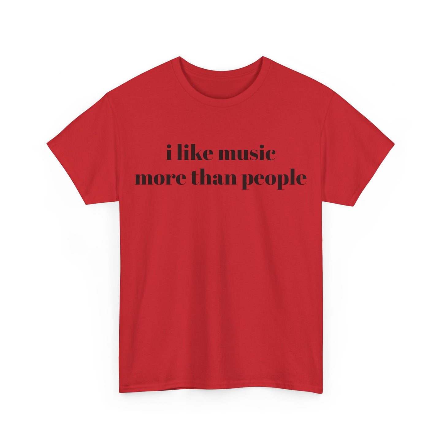 I Like Music More Than People